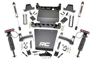 GMC Sierra 1500 Suspension Lift Kit - Rough Country - 7 Inch Lift Kit | Bracket | Vertex/V2 Shks - '14-'16